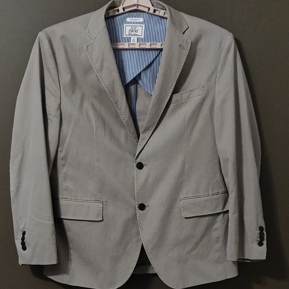 Jos. A. Bank 1905 Collection Tailored Fit Khaki Blazer Sport Coat XL